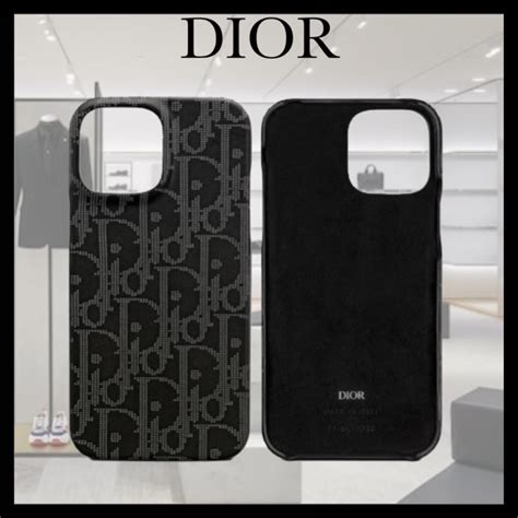 black dior phone case